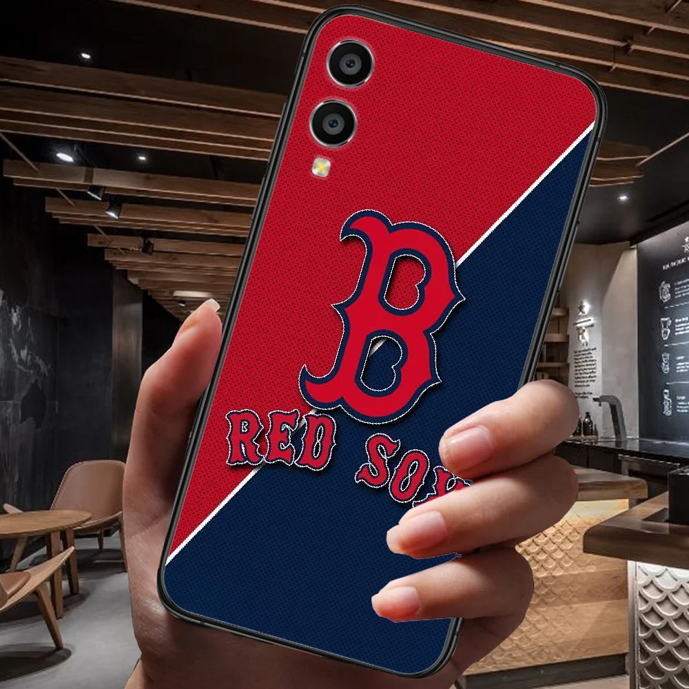 

Red Boston Baseball Sox Phone Case For Huawei Honor 6A 7A 7C 8 8A 8X 9 9X 10 10i 20 Lite Pro Play black Shell Luxury Bumper
