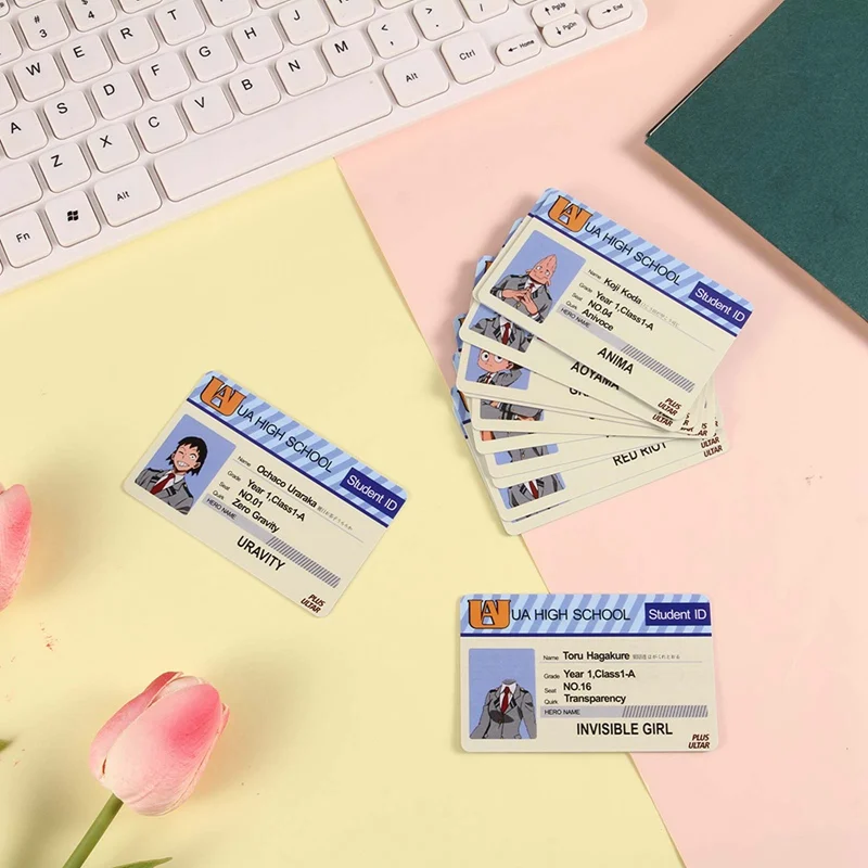 1 шт. аниме Моя геройская академия Студенческая удостоверение личности мидория