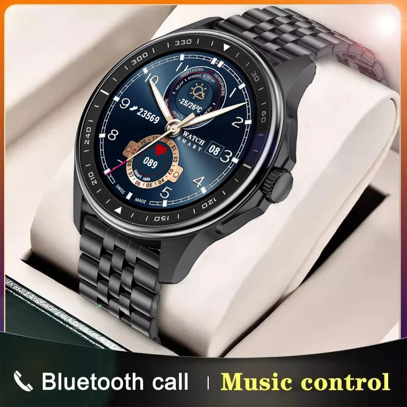 Новинка 2021 Смарт часы OLPAY с Bluetooth вызовом для мужчин и женщин водонепроницаемый