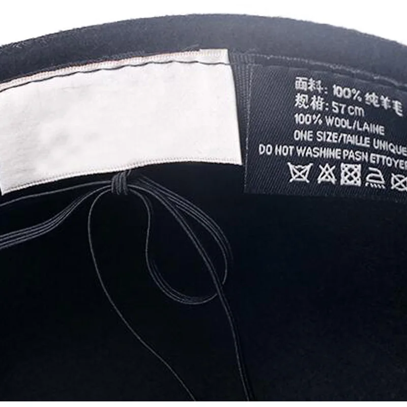 100% австралийская шерстяная фетровая шляпа черные котелки женские широкие шляпы