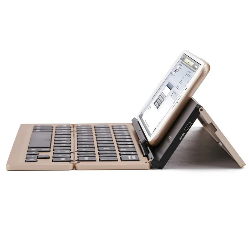 

Portable Foldable Blueteeth Keyboard Tablets Smartphones Laptop Keyboards Holder Stand For iOS Androis Windows