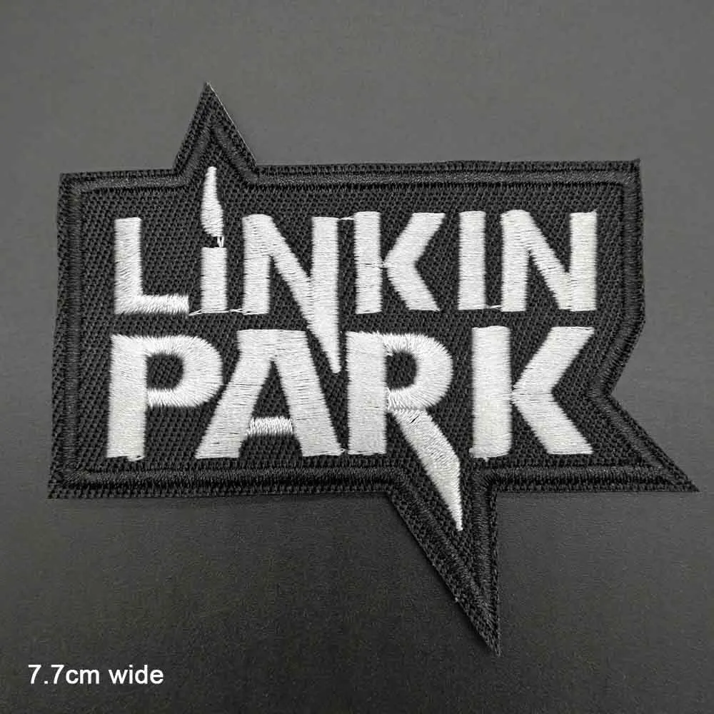 Музыка Linkin Park клеящиеся утюгом украшения нашивки для одежды музыкальная Лента наклейки одежда оптом