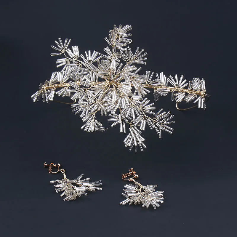 Ручная работа головная повязка ювелирные аксессуары для волос с бисером