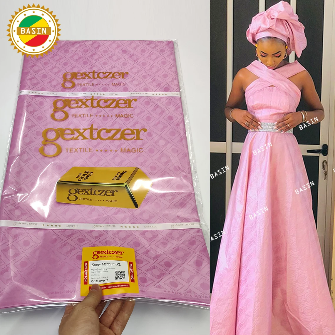 Бордовая африканская кружевная ткань с раковиной похожая на 100% хлопка для Гамбии