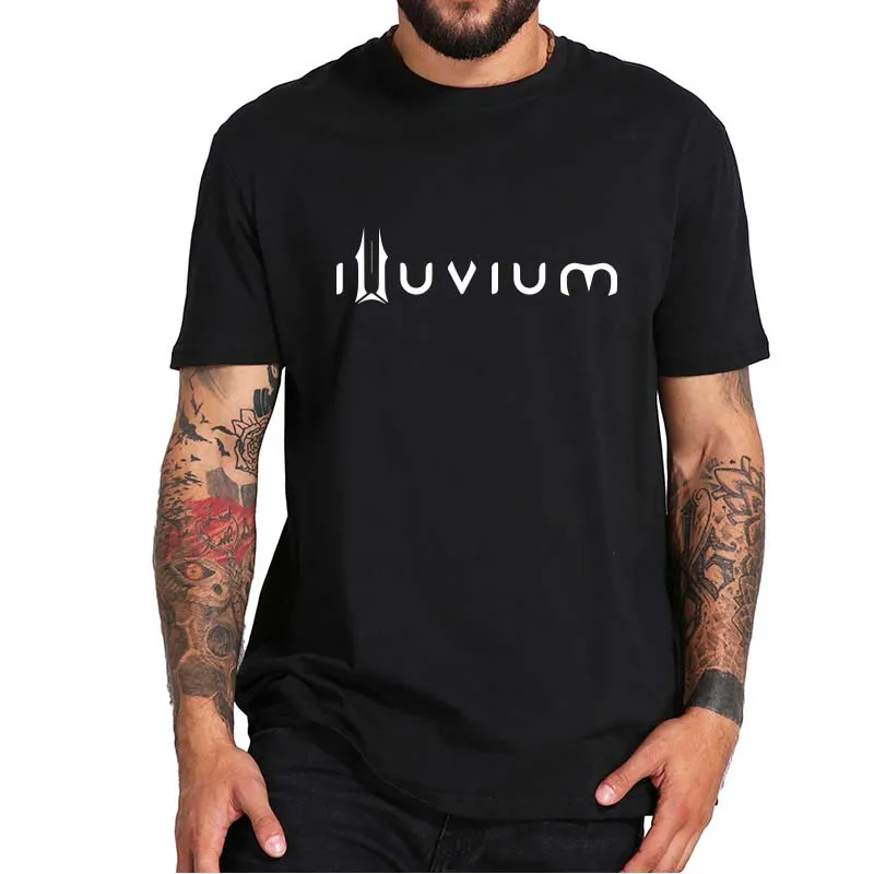

Illuvium NFTs Game T-Shirt Adventure Game Lovers Tshirts O-Neck Soft Casual 100% Cotton T Shirt EU Size