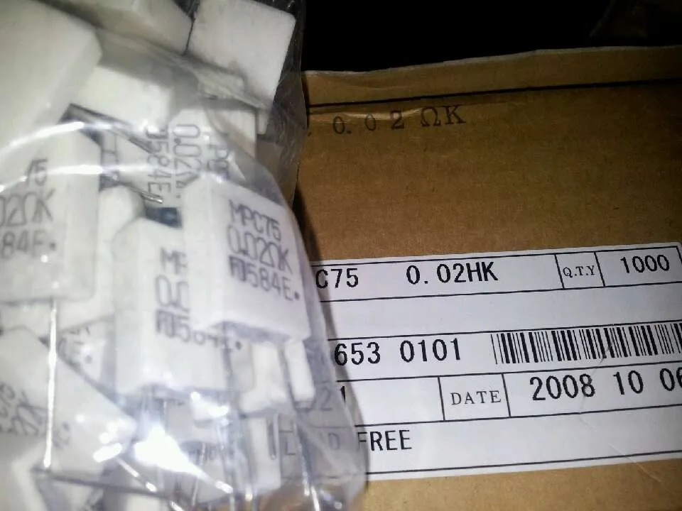 

Original 5pcs/ MPC75 0.02HK cement 5W 0.02R