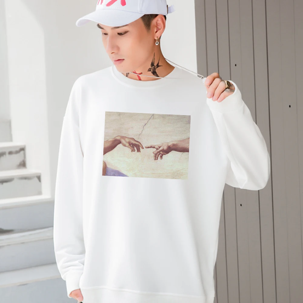 

Свитшоты поп-арт оверсайз, Осенние Пуловеры для пар