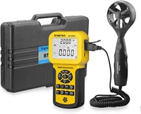 bt 856a pro cfm digital anemometer measures wind speed wind flow wind temp for hvac air flow velocity meter with usb