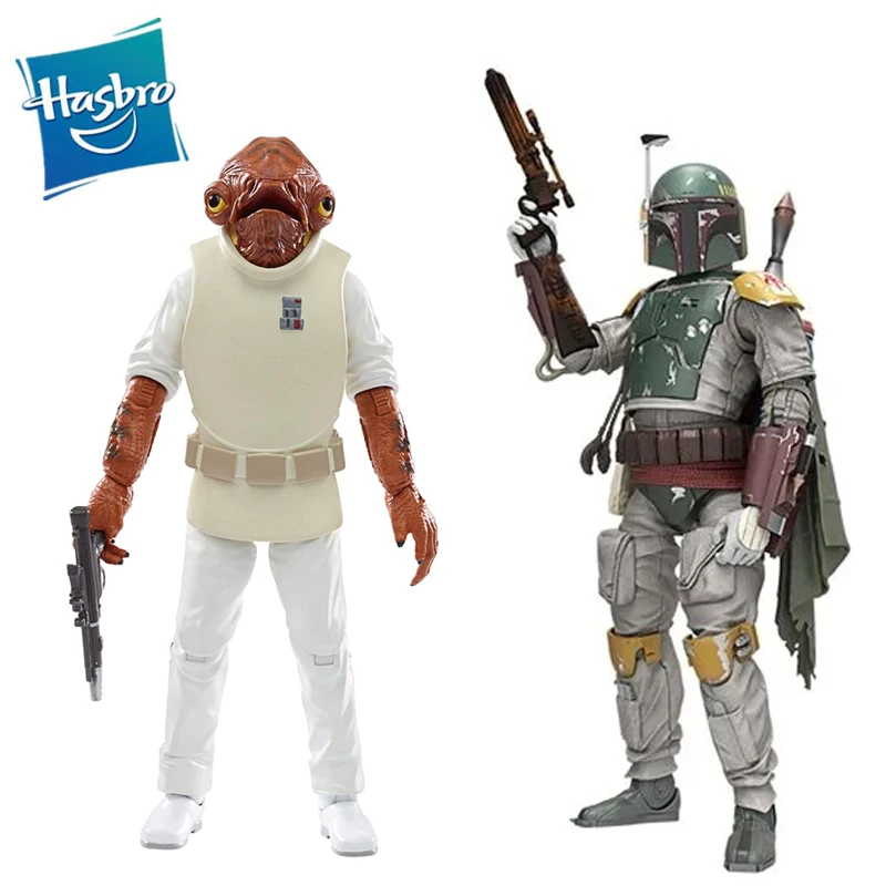 

6Inch Star Wars Bounty Hunter Boba Fett Admiral Ackbar Pvc Anime Action Figures Collection Model Adult Kids Toys Birthday Gifts