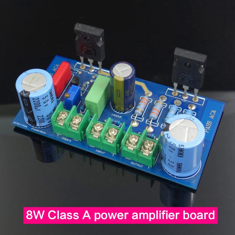 

8W Power Amplifier Board DIY DC12-20V PASS ACA Single-ended Class A Field Effect Tube Power Amplifier Board Kit/finished Board