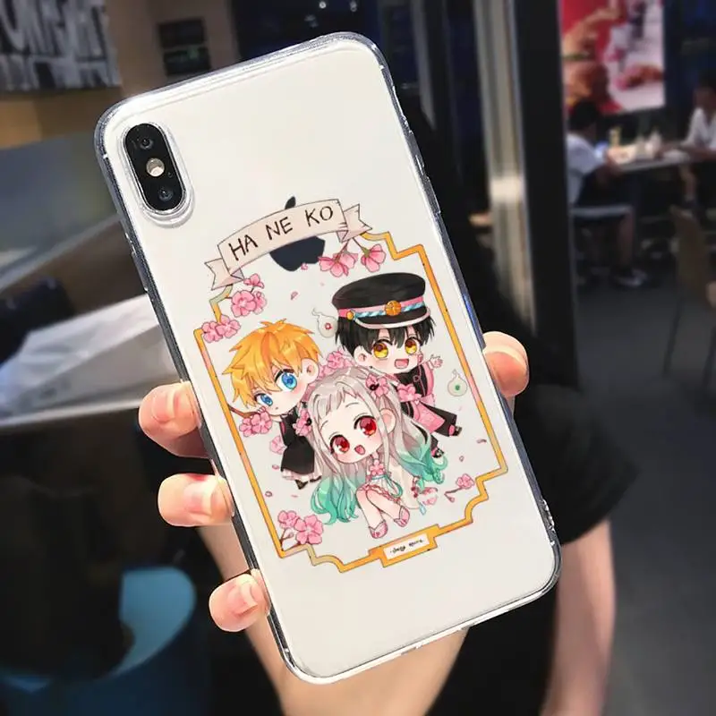 

Anime Toilet Bound Hanako Kun Phone Case Transparent soft For iphone 5 5s 5c se 6 6s 7 8 11 12 plus mini x xs xr pro max