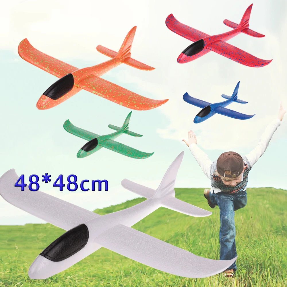 

DIY Kids Toys Foam Plane Hand Throw Airplane Flying Glider Plane Helicopters Flying Planes Model Plane Toy For Kids Outdoor Game