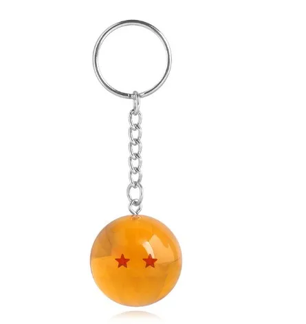 K263-2 14 шт./лот, японские мультфильмы, брелок с надписью Dragon Ball, классический Сферический брелок с четырьмя звездами для мужчин и женщин, сумка, сувенир, аксессуары, подарок - Цвет: K263-2