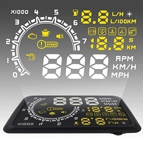 Универсальный автомобильный интерфейс OBDII HUD проекционный дисплей с индикатором