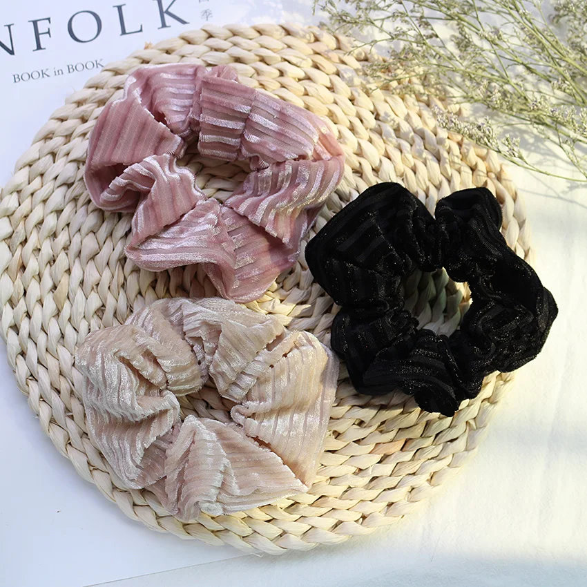

2/3/6pc Velvet Scrunchies Korean Elastic Hair Bands Set Hair Accessories Girls Hair Accessories