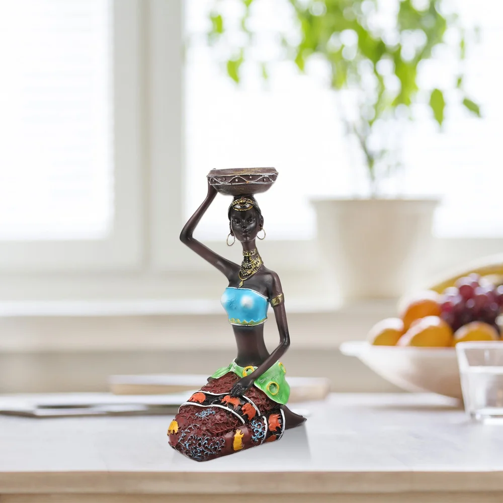 

2pcs Chic Candle Holder Exquisite Candlestick Sculpture Candle Holder for Home