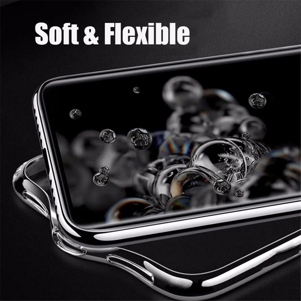 Чехол для Samsung Galaxy A51 A50 A71 A70 A10 A40 S8 S9 S10 S10e S7 edge S20 ultra S20e Note 8 9 10 Plus прозрачный