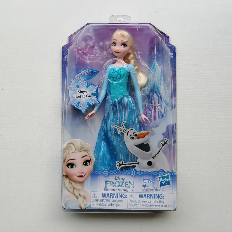 

Genuine Hasbro Frozen Classic Princess Aisha Anna Doll Girl Gift Toy Pretend PlayDecorative Funny Present Children