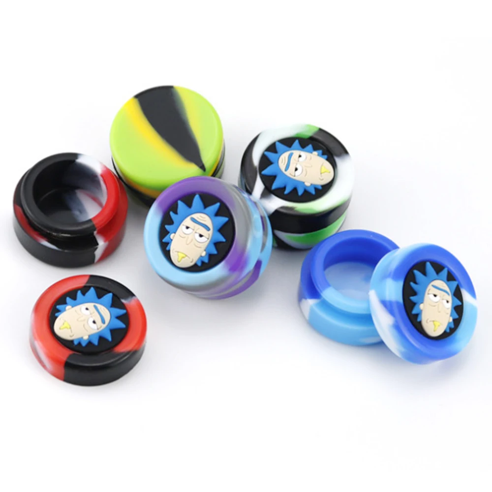 2 шт. силиконовые банки 5 мл Размеры контейнер коробка для хранения масла Воск