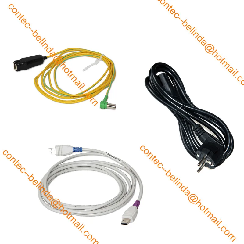CONTEC сенсорный экран ECG300GT цифровой 12-Leads 3 канал ЭКГ машина + Программное