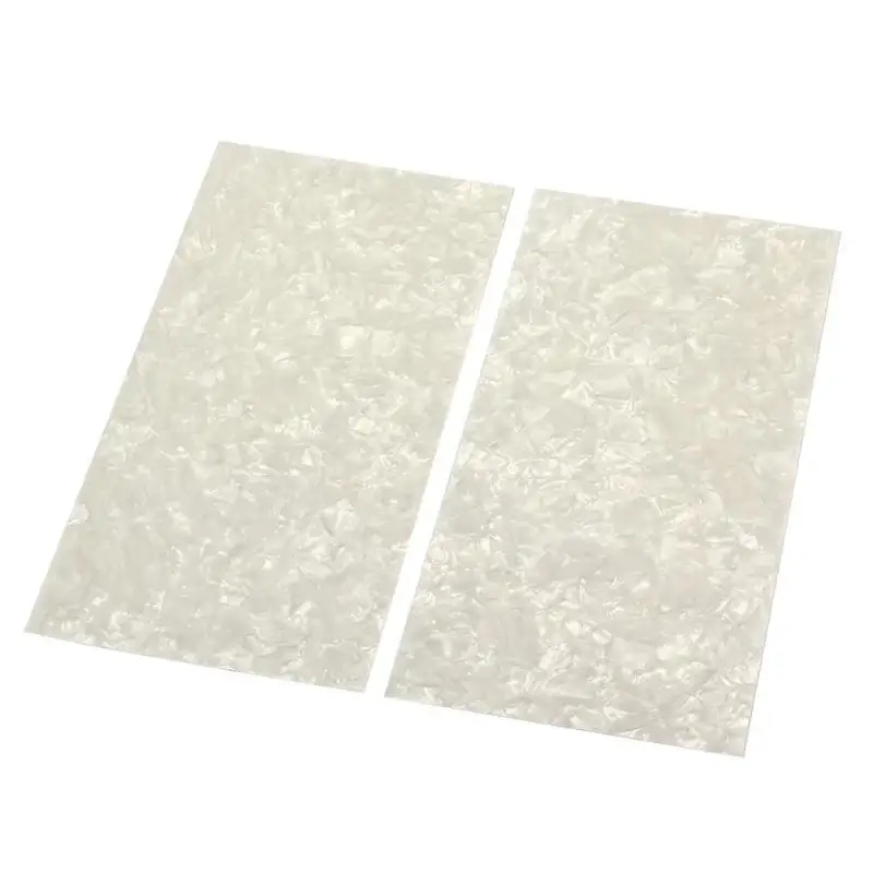 

6pcs Celluloid Sheet Guitar Veneers Pearl Shell Sheet Guitar Accessories Head Celluloid Sheet 200x100x0.72mm Shell Guitar Parts