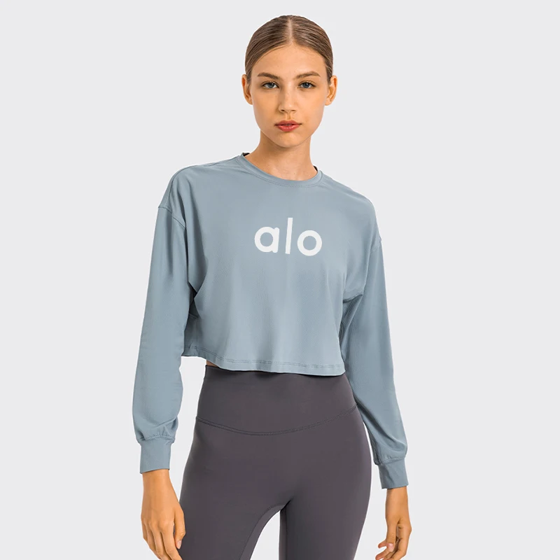 Топ женский осенний спортивный с длинным рукавом и | Спорт развлечения