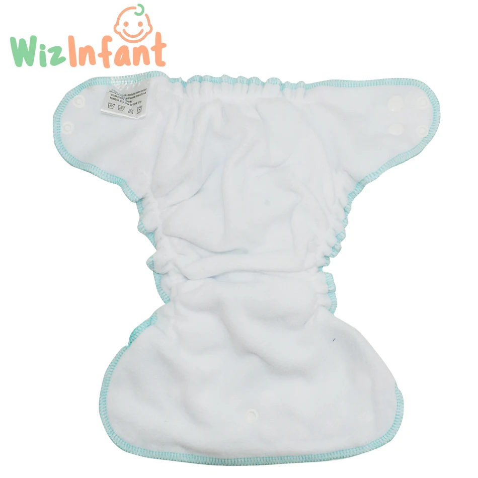 WizInfant многоразовые подгузники для новорожденных маленькие из ткани AIO двойные