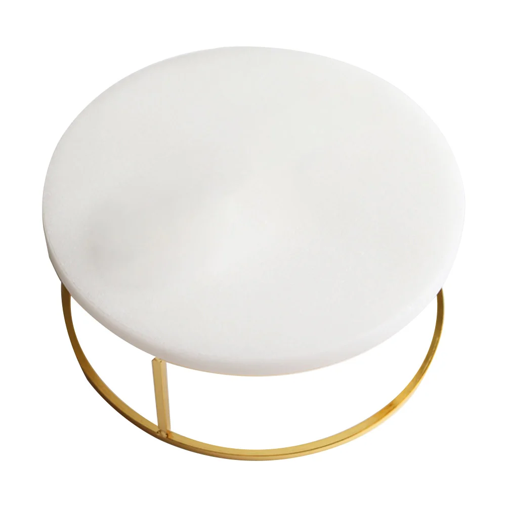 

1Pc Decorative Cake Stand Marble Baking Tray Practical Fruit Display Holder