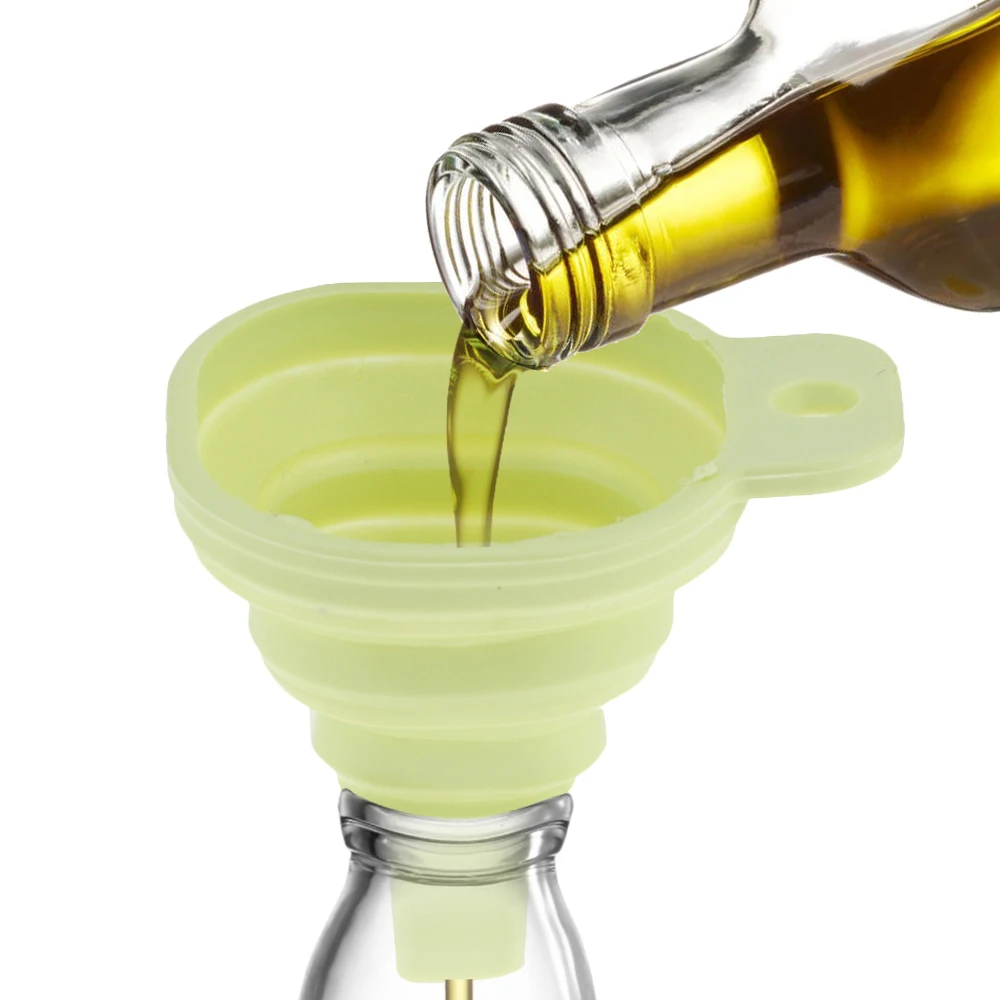 1 штука синего Творческий выдвижной бытовой силикагель мини воронка повесить