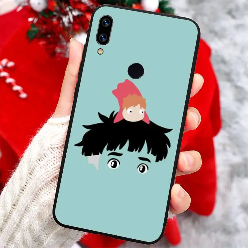 

Ponyo on the Cliff anime Studio Ghibli high quality Phone Case cover For Xiaomi Redmi note 7 8 9 t k30 max3 9 s 10 pro lite