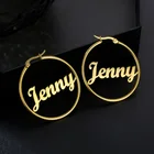 Индивидуальное название на заказ, большое кольцо 30-70 мм, табличка из нержавеющей стали ручной работы, ювелирные изделия для женщин, подарок, оптовая продажа, прямая поставка