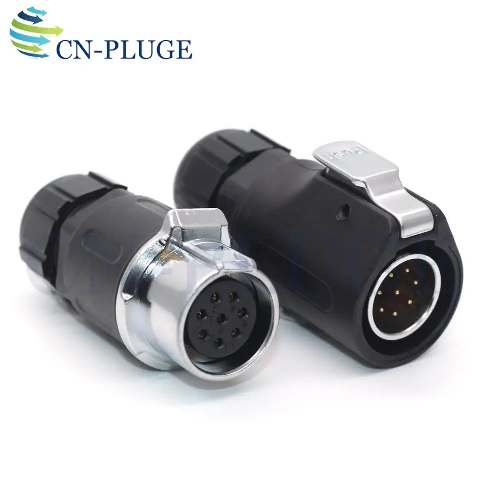 XHP20 IP67 8 контактный круглый водонепроницаемый разъем автомобильный док