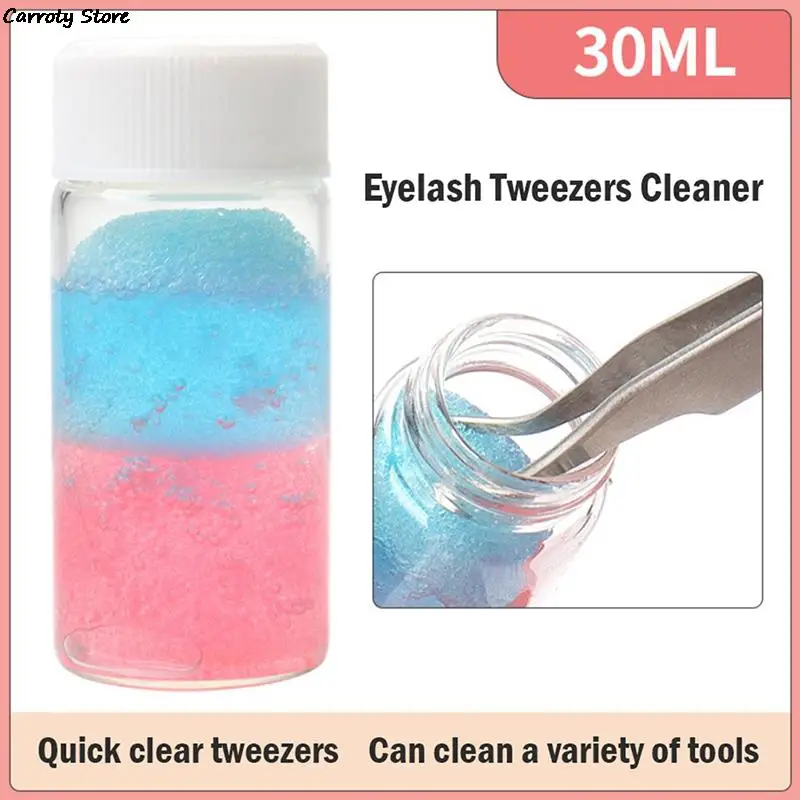 

Профессиональные пинцеты для наращивания ресниц 30 мл, чистящие инструменты с губчатыми шариками для ресниц