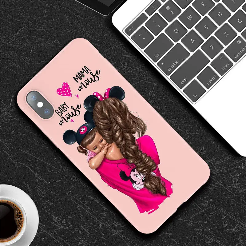 AC4582P Lovebay для iPhone 6, 6 s, 7, 8 Plus, 11 Pro Max X, XR, XS Max, чехол для телефона с изображением мультяшного жирафа, мягкий ТПУ чехол для королевы, конфет, Парижа, девушки - Цвет: AC4582P