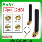 EOTH 1 2 шт. 5g антенна 2 3dbi sma male wlan Wi-Fi 5g hz антенна IPX ipex 1 SMA Розетка Удлинительный кабель pbx iot антенна модуля