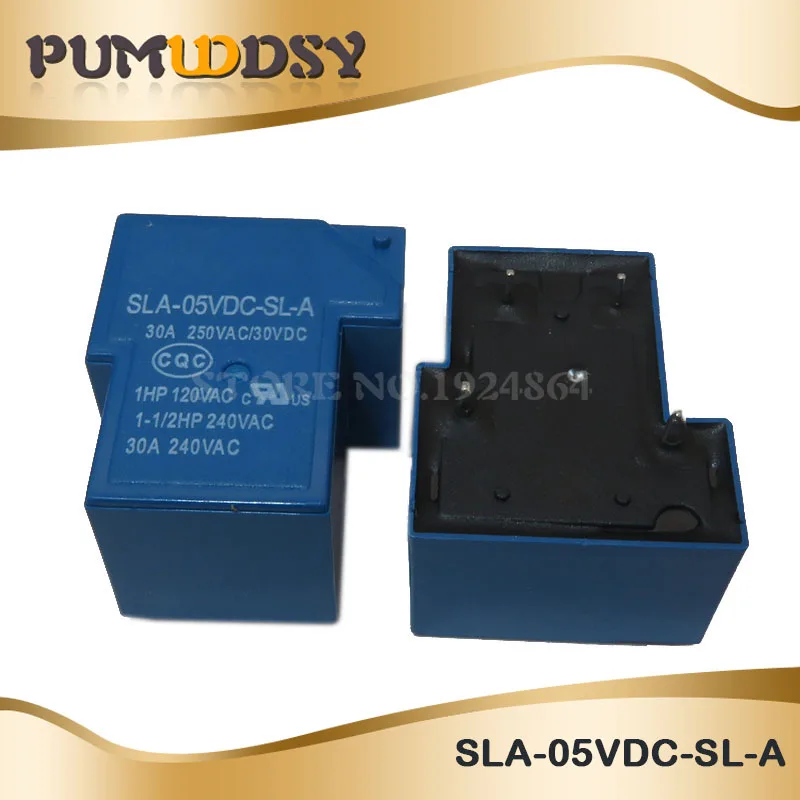 2 шт./лот реле питания SLA 05VDC SL A 09VDC 12VDC 5В 9В 12В 24В 30А 4PIN T90|Интегральные схемы| |