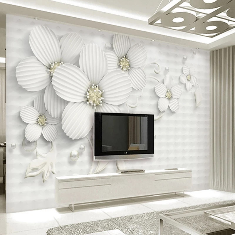 3D обои на заказ Европейский цветочный узор романтичные для гостиной спальни