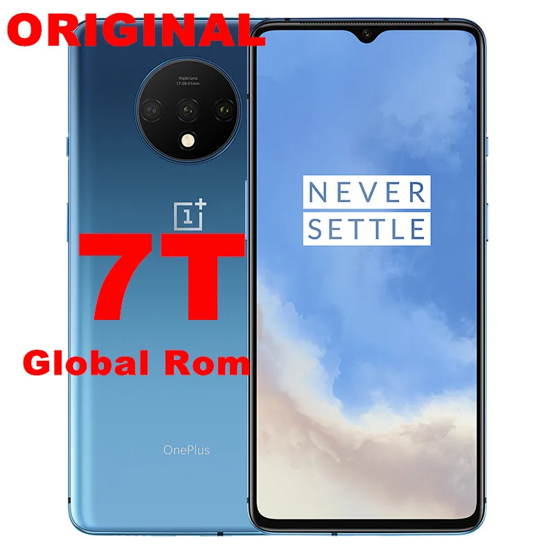 Новый Oneplus 7T Смартфон Snapdragon 855 Plus Android 10 0 6 55 &quotAMOLED 90 Гц 4 камеры экран отпечатков