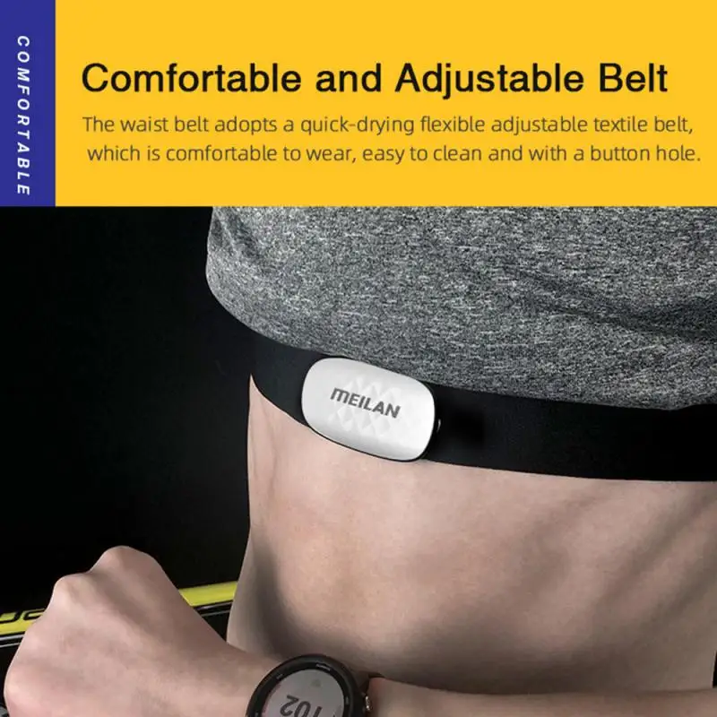 

MEILAN C5 Wireless Bluetooth Sports Heart Rate Band Suitable For Outdoor Use Indoor Take Exercise Improve One's Health Cycling