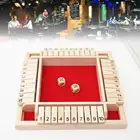 Shut The Box кубик для настольной игры набор люкс четырехсторонний 10 чисел настольные игры вечерние Клубные питьевые игры для взрослых семьи