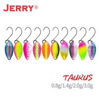 jerry taurus ultralight micro area trout spoon kit spinners baubles glitters uv color glowing fishing lures set