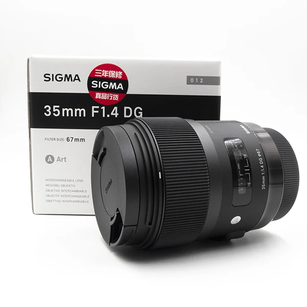 Sigma 35 мм F1.4 Art DG линза HSM для камеры Nikon Canon Sony|lens for nikon|lens nikon d7100sigma art lens |