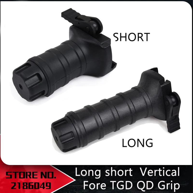 Тактический AirsoftGun Gelball Blaster Тактический длинный короткий вертикальный Fore TGD QD Grip Охотничьи аксессуары