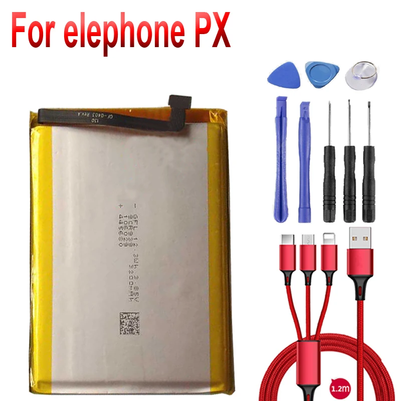 Аккумулятор для elephone PX мобильный телефон + USB кабель набор инструментов |