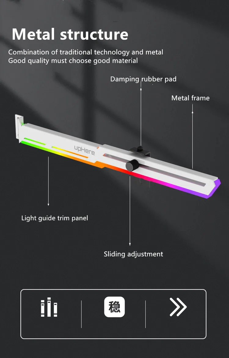 Вертикальный кронштейн для видеокарты с RGB-подсветильник кой | Вентиляторы и
