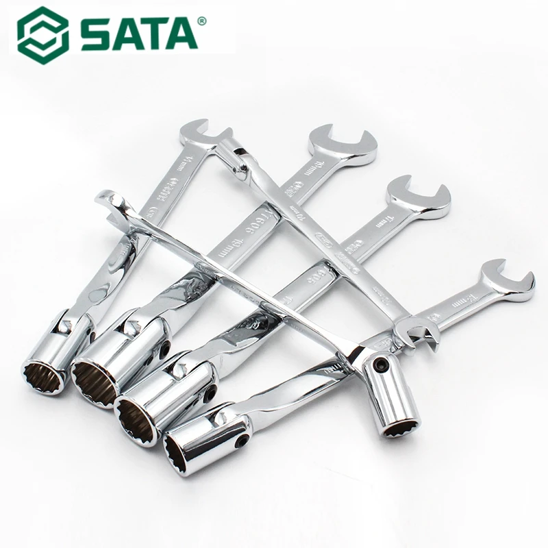 Инструмент SATA 1 шт. головной рукав Rathct открытый ключ розетка Автоматическая регулировка 10 мм до 19 мм 47601