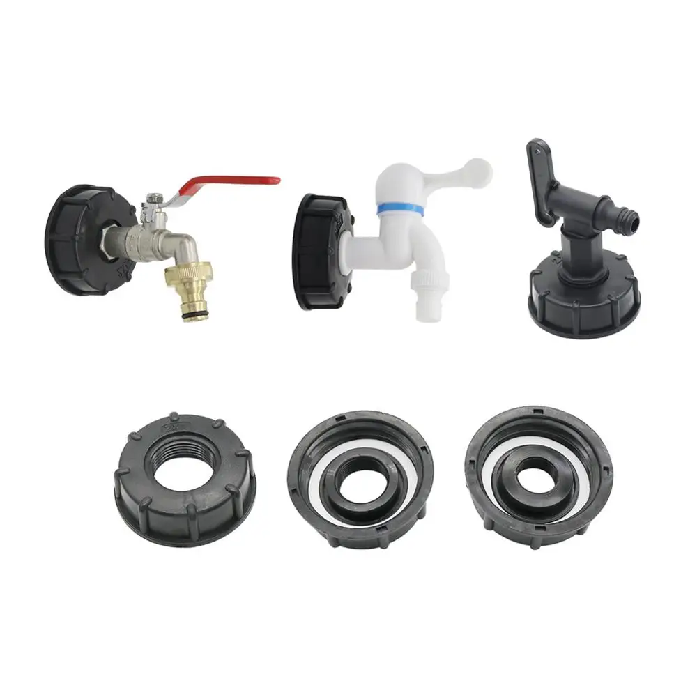 Грубая резьба 60 мм до 1/2 дюйма 3/4 1 внутренняя соединитель резервуара IBC 15