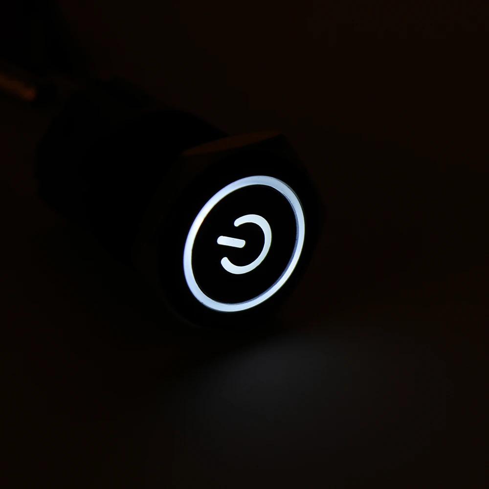 16 мм металлический кнопочный светодиодный светильник Панель Мгновенный