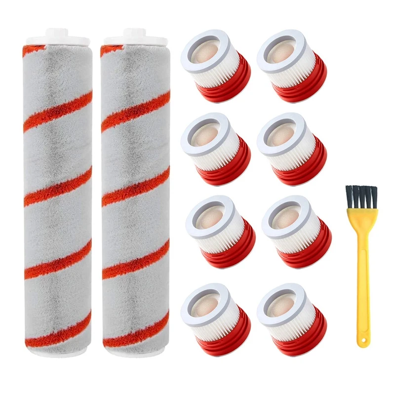 

HEPA Filter Roller Brush Replacements for Xiaomi Dreame V9 V9P V10 Handheld Vacuum Cleaner Accessories Part Kit 11 Piece