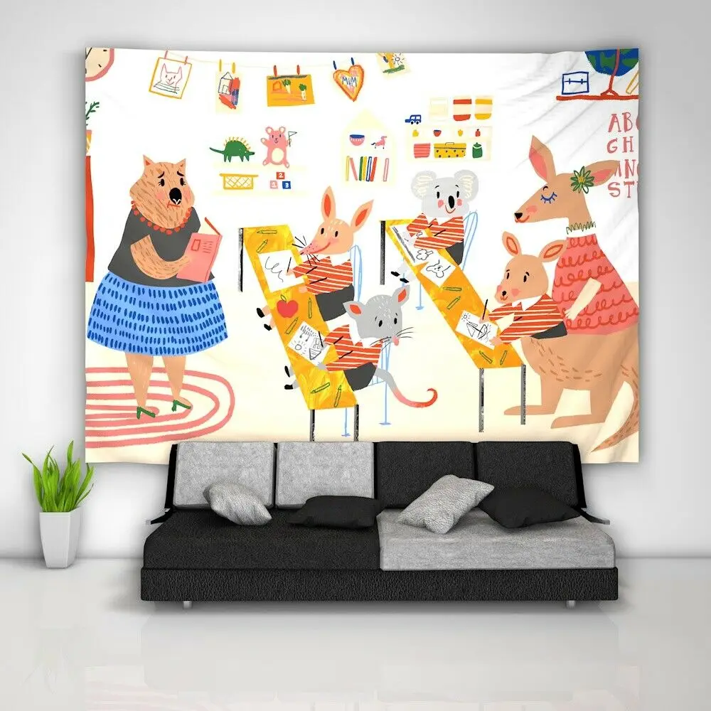 Детский Настенный Гобелен для учебы украшение дома|Декоративные гобелены| |